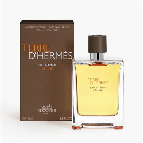 hermes eau intense vétiver eau de parfum|hermes terre d'hermes intense vetiver.